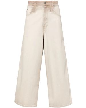 FEDERICO CINA Cropped Straight-Leg Trousers - Natural