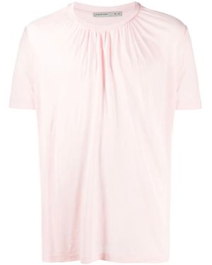 AARON ESH Camisa De Manga Corta Con Detalle Fruncido - Rosa