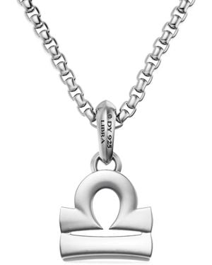 David Yurman Libra Amulet Diamond Pendant - Metallic