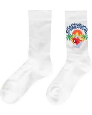 CASABLANCA Eveil Ancestral Socks - White