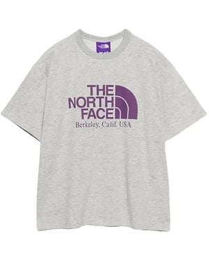 Palace Purple Label T-Shirt mit grafischem Detail - Grau