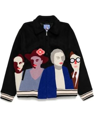Kidsuper Varsity Jacket - Black
