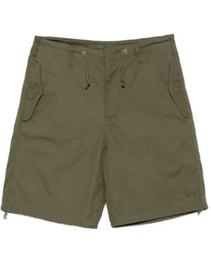 Stussy Drawstring-Waist Shorts - Green