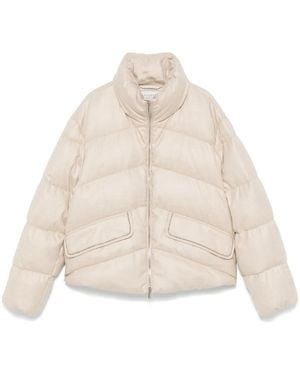 Peserico Quilted Puffer Jacket - Natural