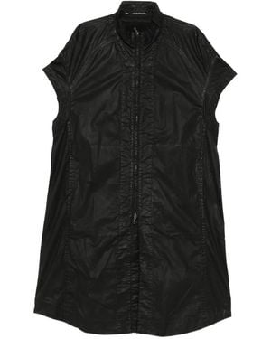 Julius Creased Short-Sleeve Coat - Black