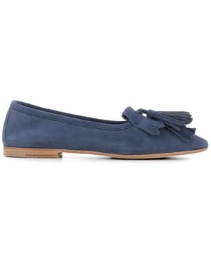 Henderson Tassel-Detail Suede Loafers - Blue