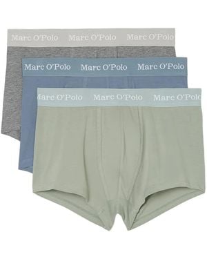 Marc O' Polo Logo-Waistband Boxers (Pack Of Three) - Blue