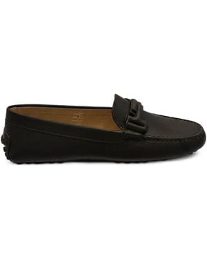 Tod's Gommini Doppia T Loafers - Black