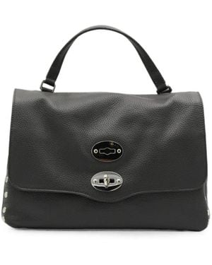 Zanellato Small Postina Studded-Leather Tote Bag - Black