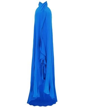 Azeeza Bari Ruffled Dress - Blue