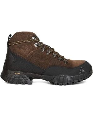 Roa Andreas Schnürstiefel aus Wildleder - Braun