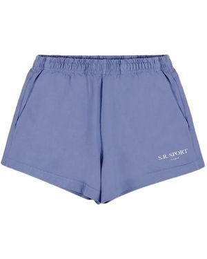 Sporty & Rich Disco Shorts - Blue
