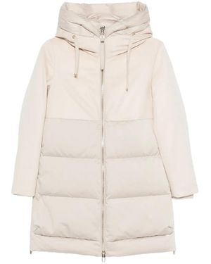 DUNO Zip-Fastening Coat - Natural