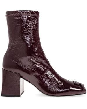 Courreges 75Mm Reedition Ankle Boots - Purple
