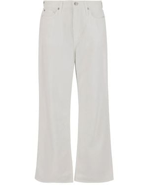 Rag & Bone Jeans Met Knoopsluiting - Wit