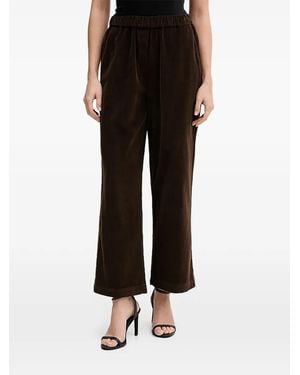 Benetton Elasticated Corduroy Trousers - Black
