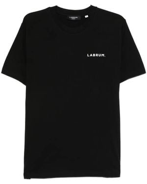 LABRUM LONDON Logo-Appliqué T-Shirt - Black