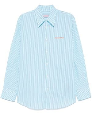 Bluemarble Striped Poplin Shirt - Blue