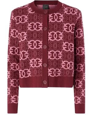 Pinko ロゴ カーディガン - レッド