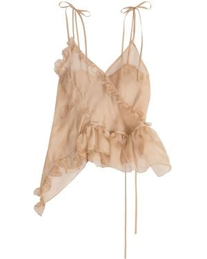 Cecilie Bahnsen Alessandra Top - White