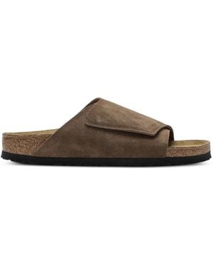 Birkenstock Solana Vl Touch-Strap Suede Sandals - Brown