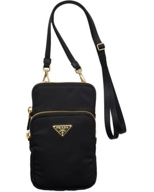Prada Re-Nylon Smartphone-Hülle - Schwarz