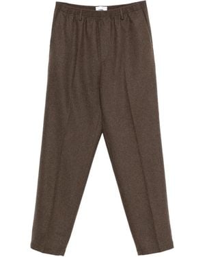 Cellar Door Elasticated-Waist Trousers - Grey