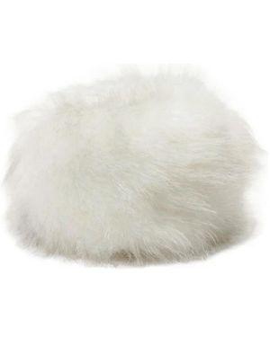 Unreal Fur Chapeau Natasha En Fourrure Artificielle - Blanc
