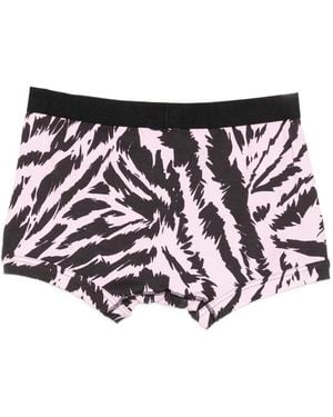 Tom Ford Tiger-Print Boxer Briefs - White