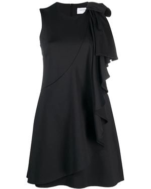Viktor & Rolf Bow Volant Mini Dress - Black