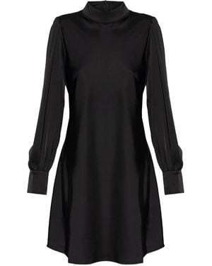 Gestuz Langärmeliges Kleid - Schwarz