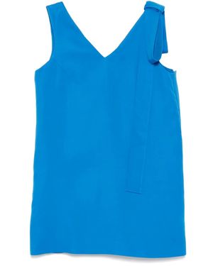 Dice Kayek Abito Smanicato Asimmetrico - Blu