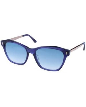 Tod's Geometric-Frame Sunglasses - Blue