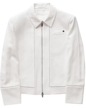 Helmut Lang Bomberjack Met Rits - Wit