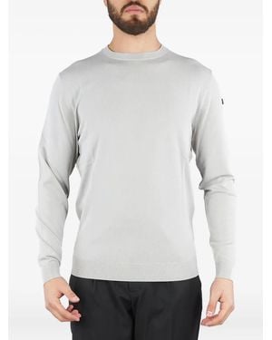 Rrd Crew-Neck Patch-Pocket Sweater - Grey