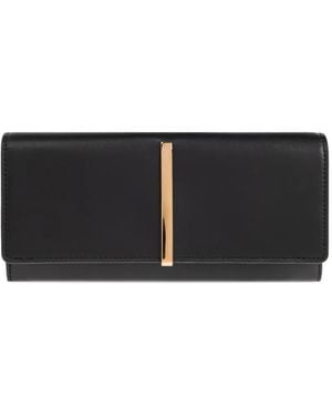 Tod's Engraved-Logo Leather Wallet - Black