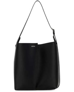 Loewe Große Bilbao Beuteltasche - Schwarz