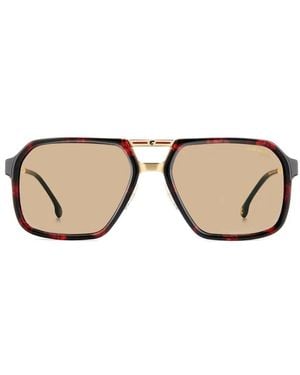Carrera Geometric-Frame Sunglasses - Black