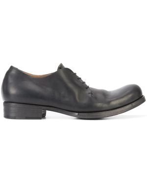 Ma+ Distressed Derby Shoes - Black