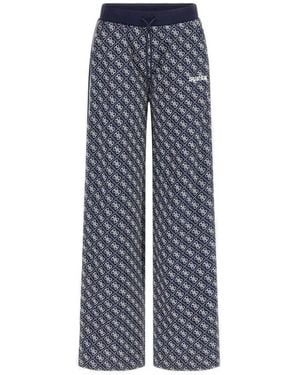 Guess 4G Logo Sarah Track Pants - Blue