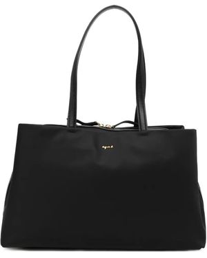 agnès b. Lena Tote Bag - Black