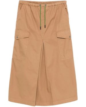 Herno Cargo Drawstring Skirt - Natural