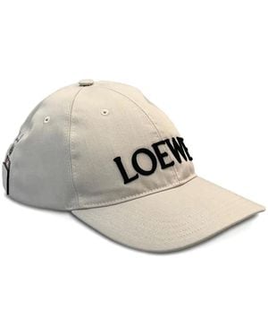 Loewe Louis Wain Logo-Detail Baseball Cap - White