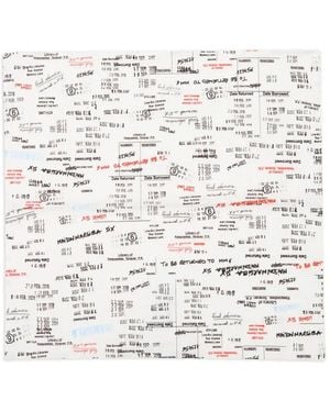MM6 by Maison Margiela ロゴ スカーフ - ホワイト