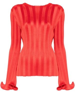 Jonathan Simkhai Carys Blouse - Red