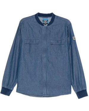 SPORT b. by agnès b. Surchemise Homme À Poches - Blue