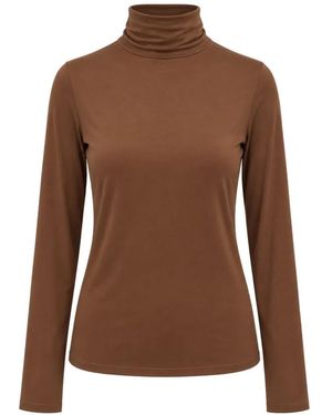 Seventy Roll-Neck Long-Sleeve Jumper - Brown