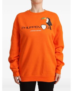 Philippe Model Trui Met Toekan-Print - Oranje