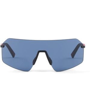 Prada Logo-Print Sunglasses - Blue