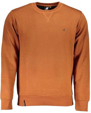 U.S. Grand Sweat À Logo Brodé - Orange